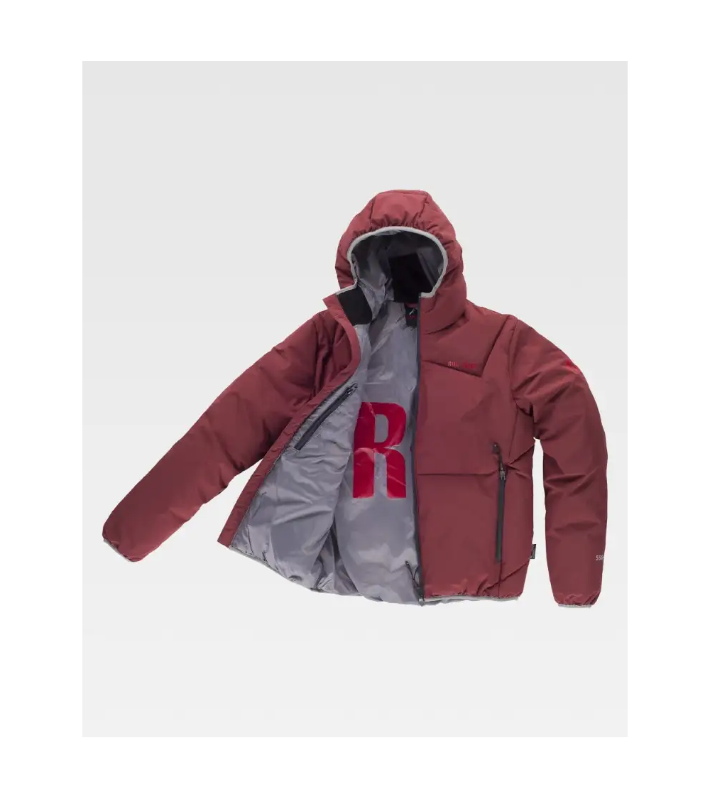 PARKA IMPERMEABLE CON RELLENO granate