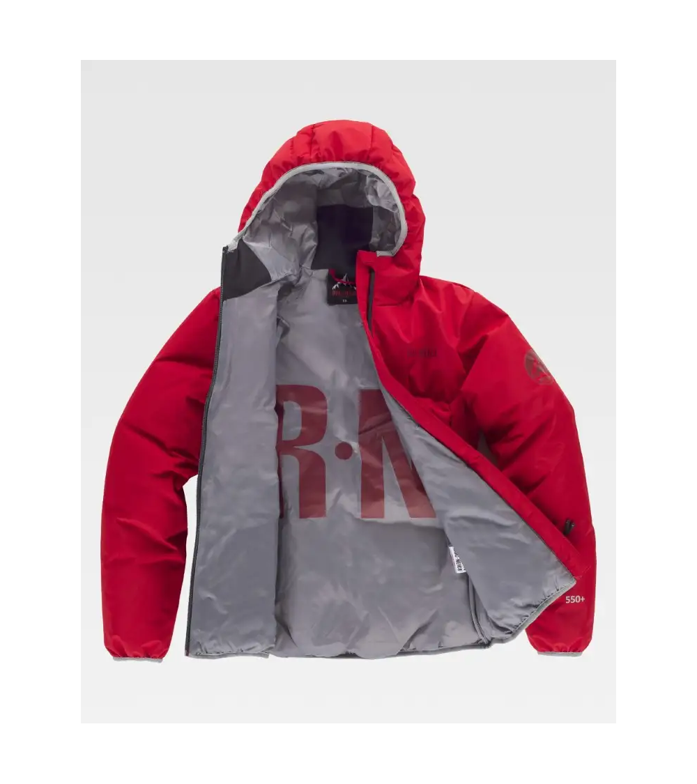 PARKA DE MUJER IMPERMEABLE ACOLCHADA ROJO
