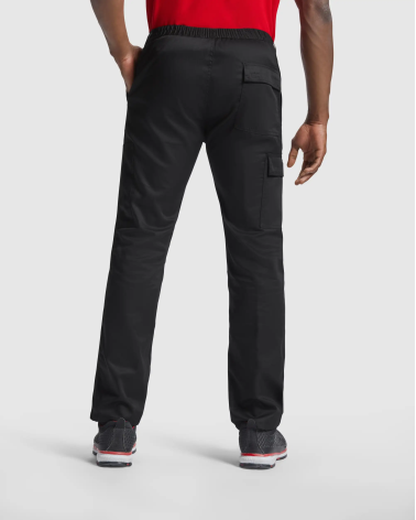 PANTALÓN LABORAL ECONÓMICO NEGRO ESPALDA