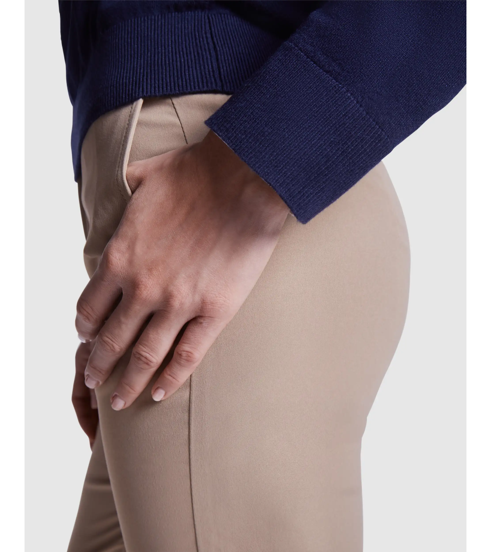 JERSEY DE MUJER CUELLO PICO MARINO