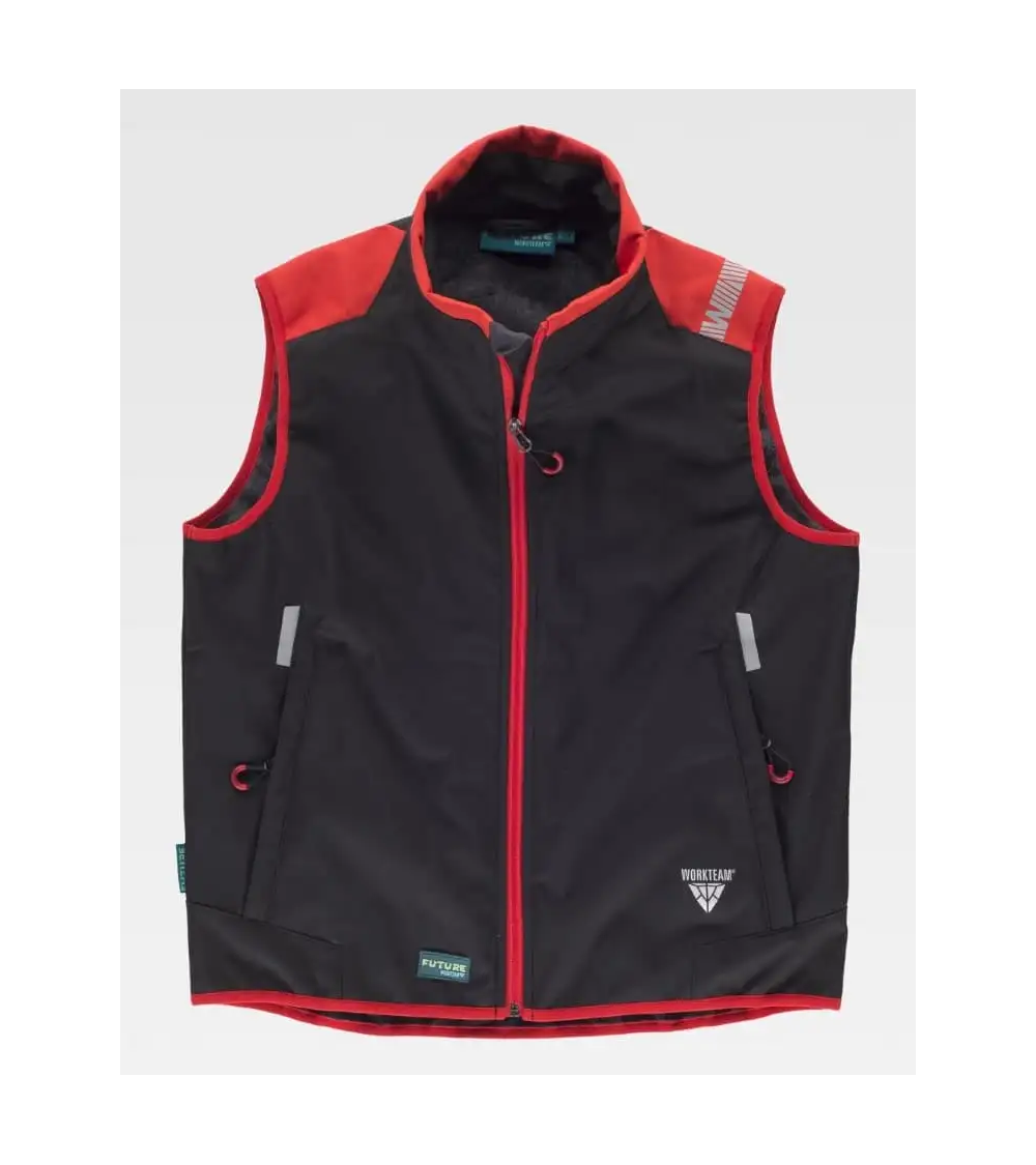 CHALECO SOFTSHELL COMBINADO