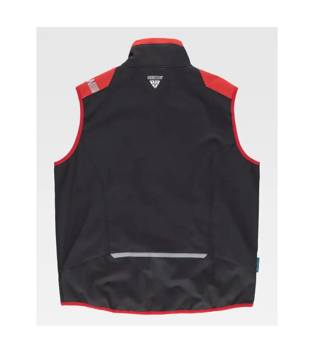 CHALECO SOFTSHELL COMBINADO