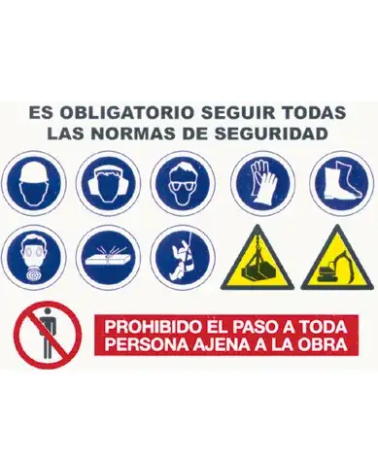 SEÑAL DE OBRAS MULTIPLE