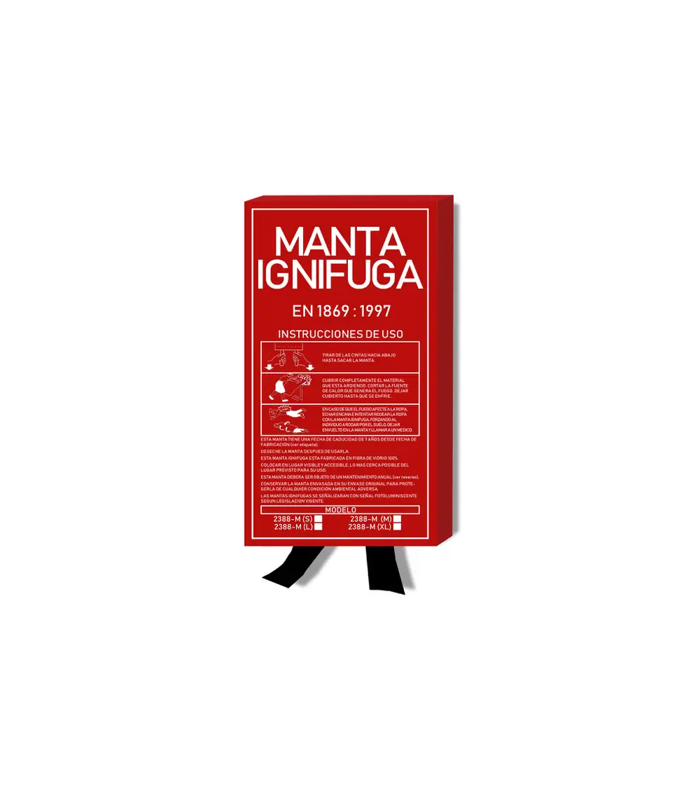 MANTA IGNÍFUGA 100x 120 cm