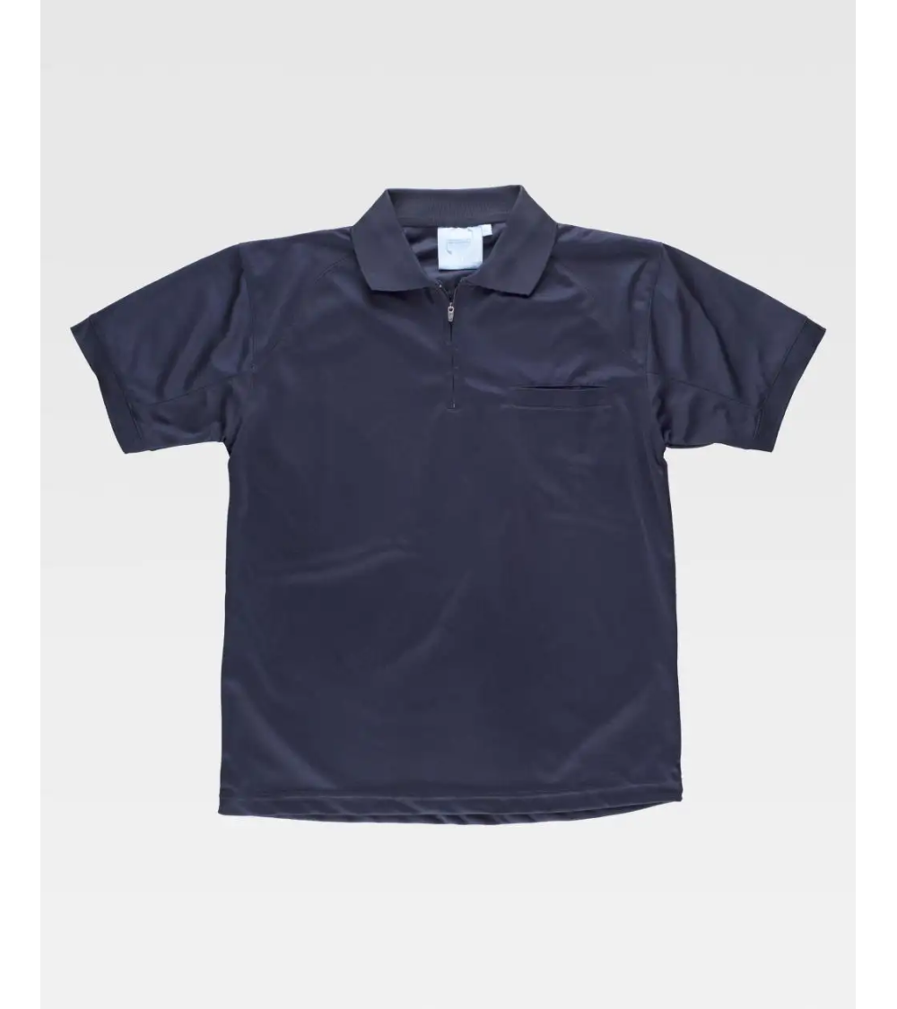 POLO M/C POLIESTER AZULINA