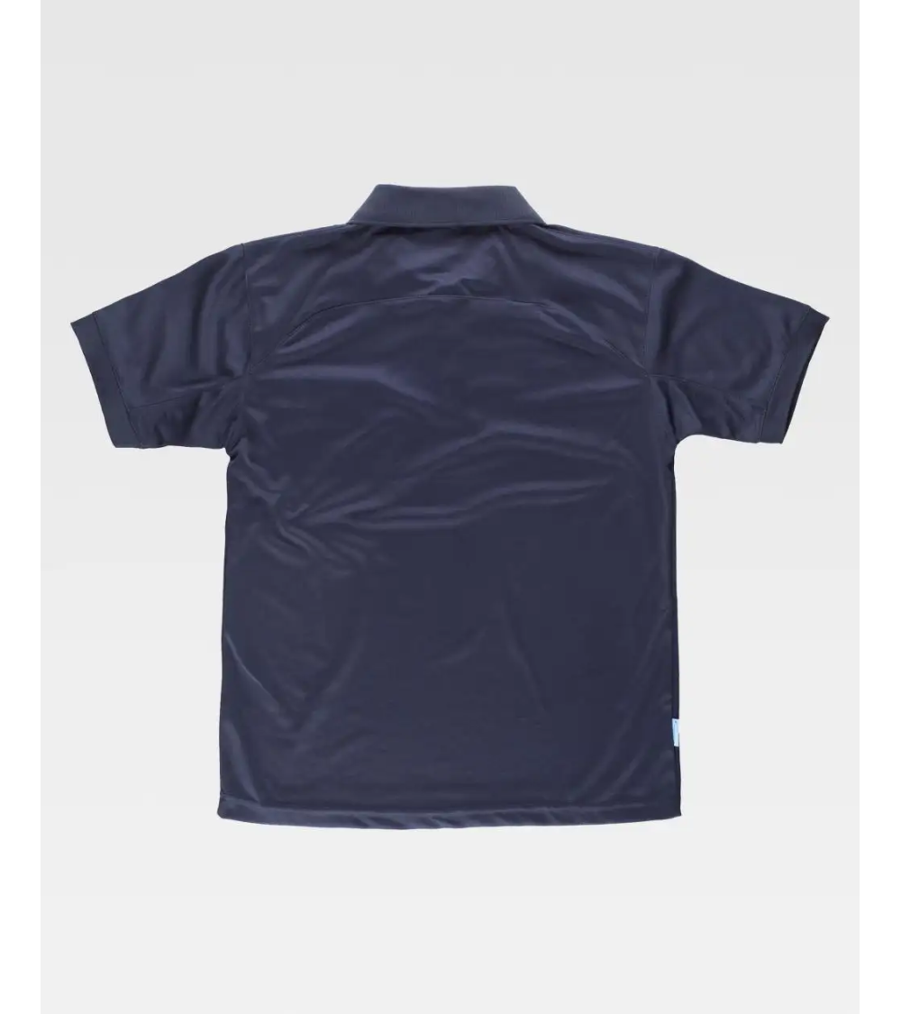 POLO M/C POLIESTER AZULINA