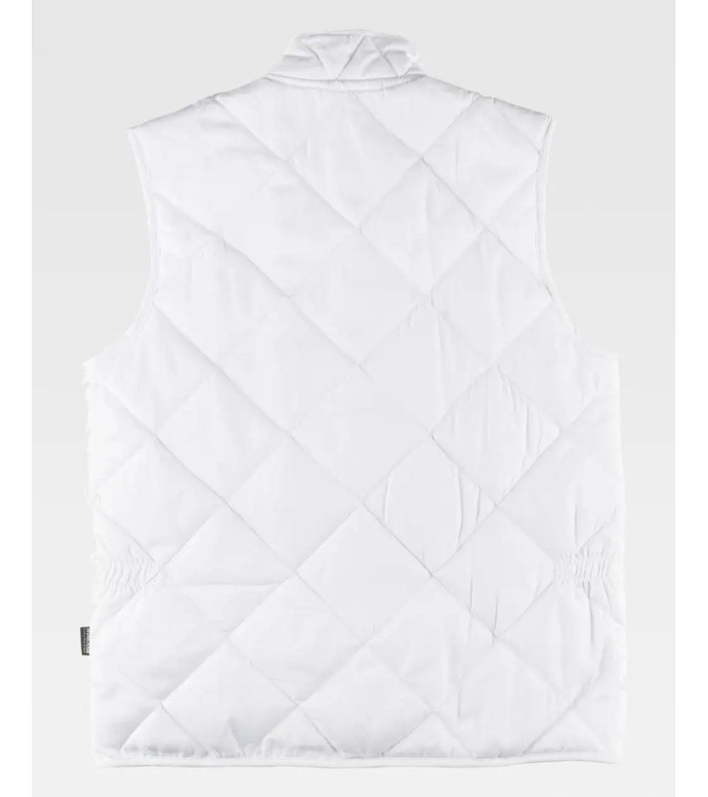 CHALECO GUATEADO CORCHETES BLANCO FRENTE