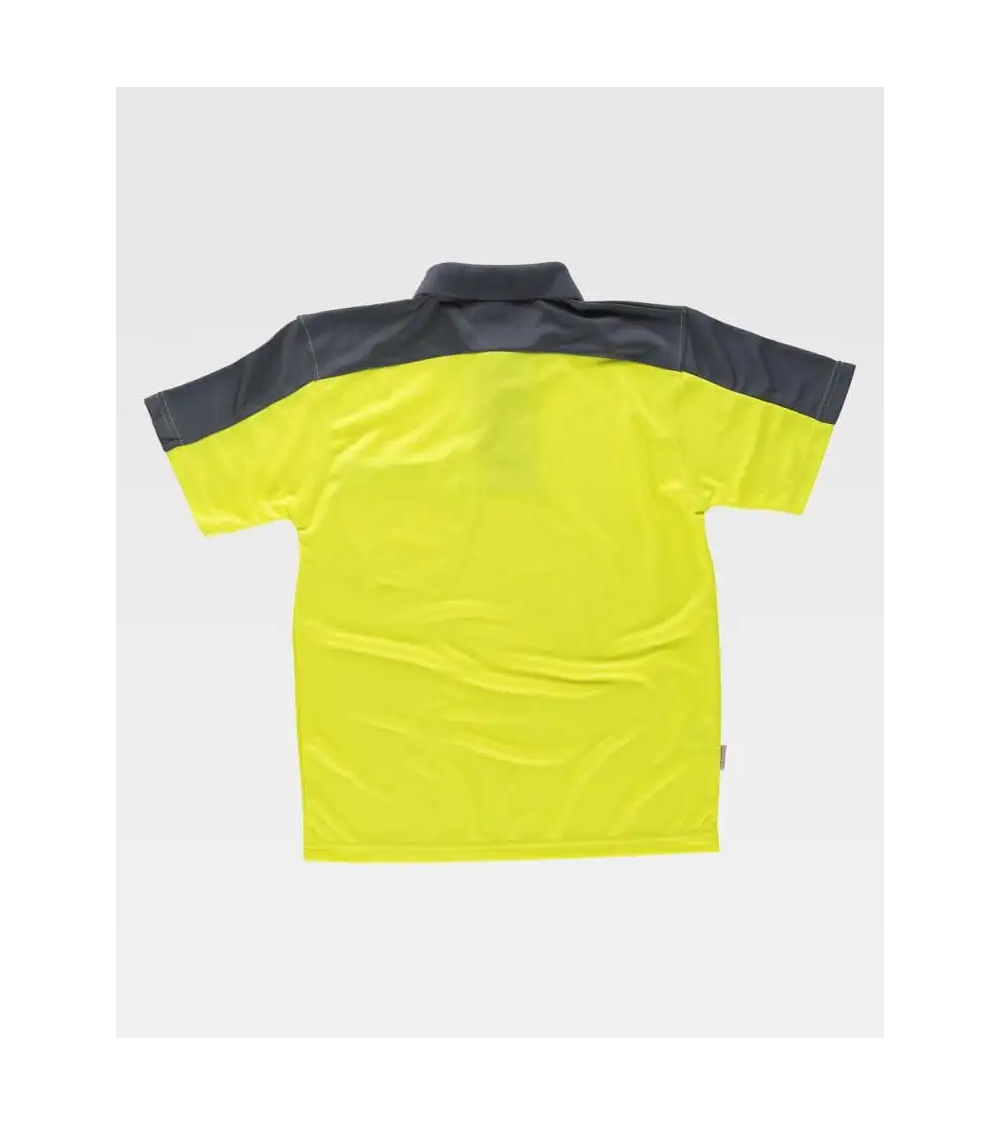 POLO COMBINADO A.V GRIS/AMARILLO A.V