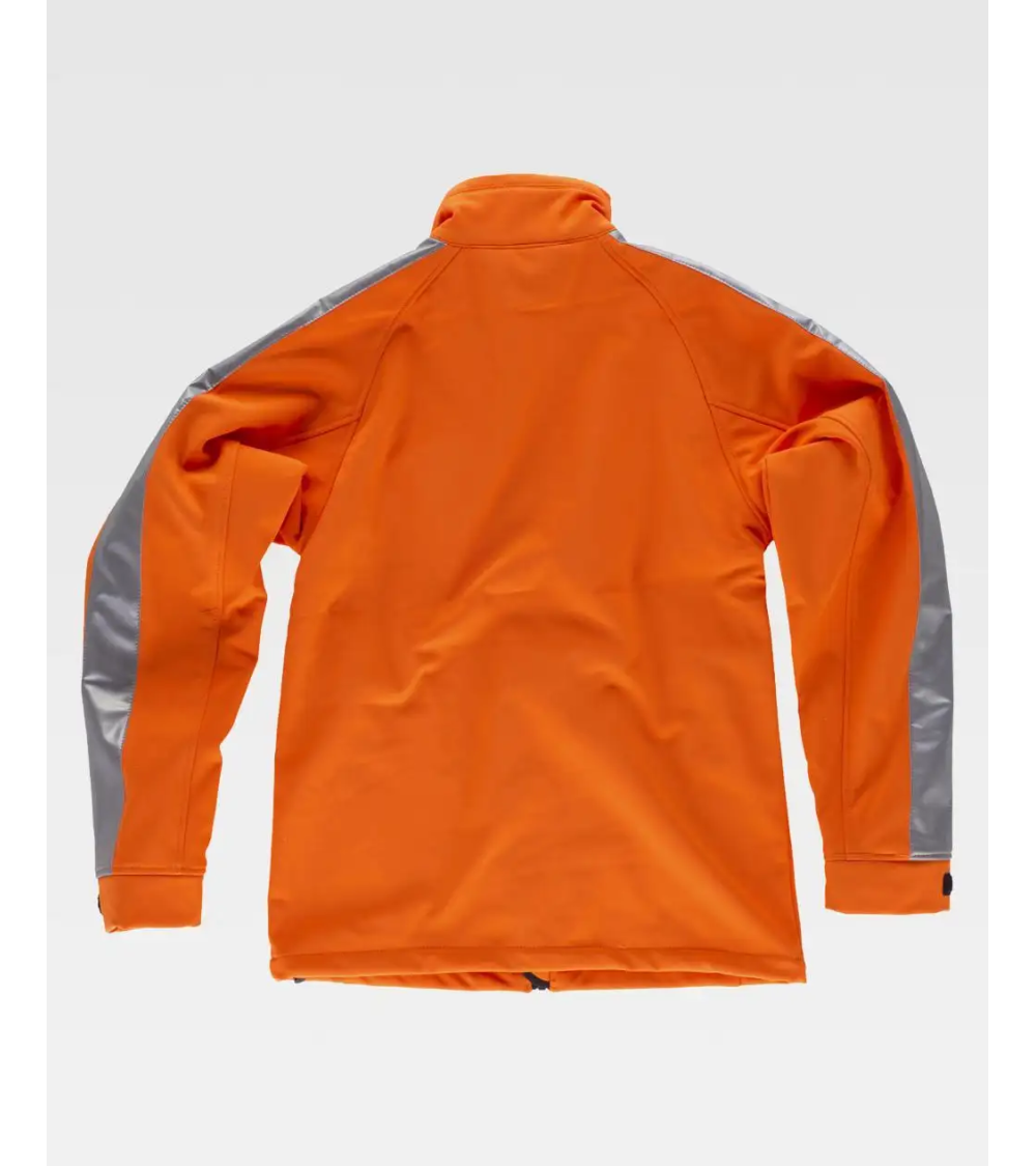 CHAQUETA WORKSHELL ALTA VISIBILIDAD NARANJA A.V