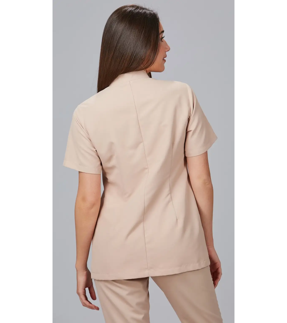 CASACA CIERRE CREMALLERA ESTÉTICAS ARENA FRENTE