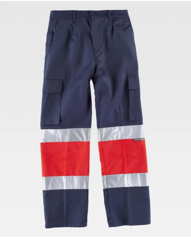 PANTALON 2 CINTAS  AV Y REFLECTANTES DETRAS