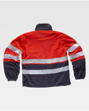 FORRO POLAR AV BICOLOR ESPALDA