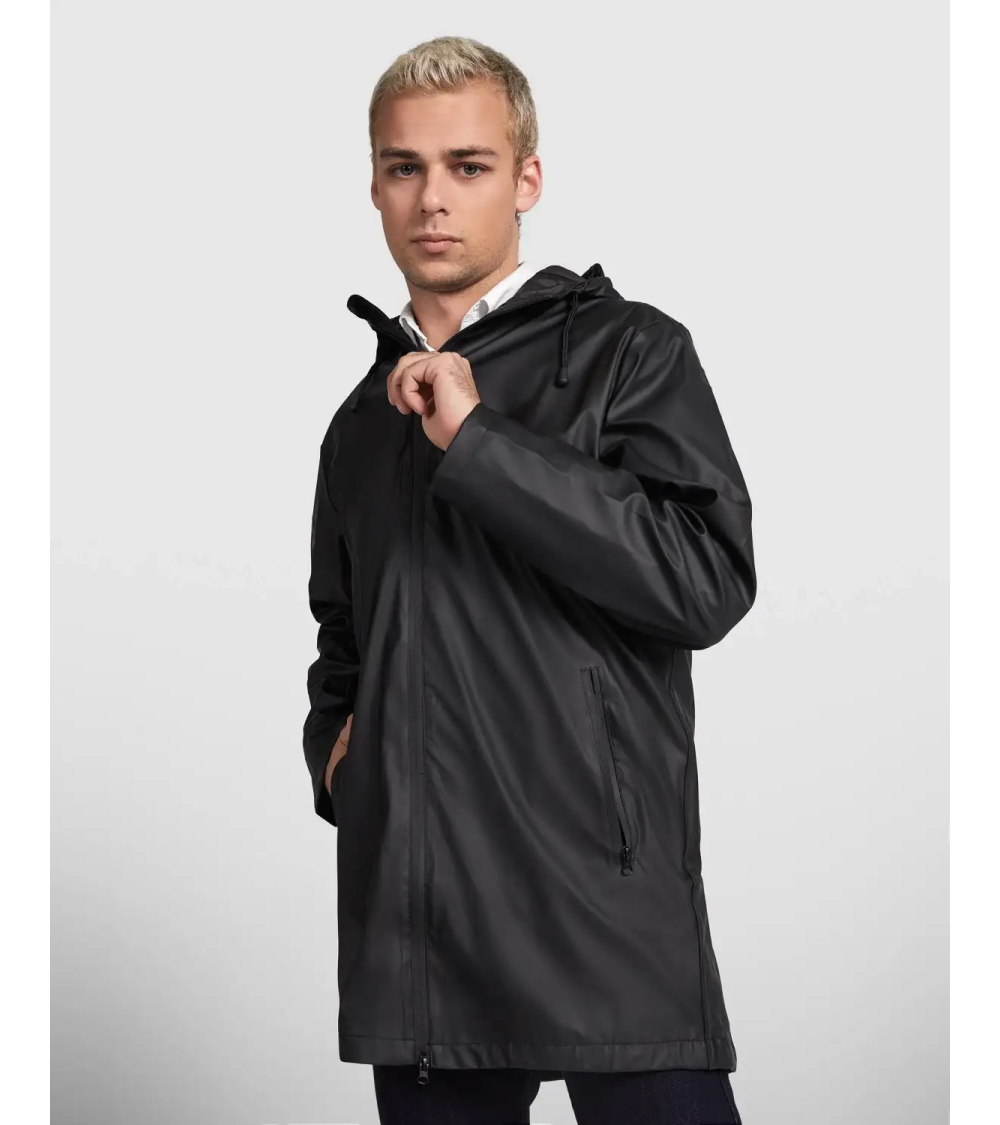 CHUBASQUERO IMPERMEABLE HOMBRE NEGRO VERDE MODELOS