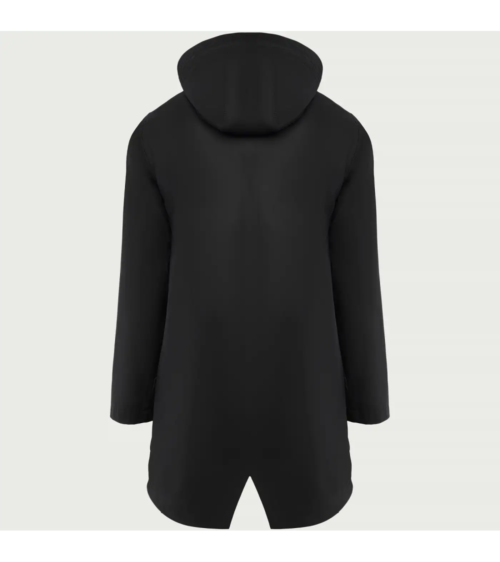 CHUBASQUERO IMPERMEABLE MUJER VERDE MILITAR Y NEGRO