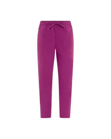 PANTALON SANIARIO MICROFIBRA CON CORDON MORADO FRENTE