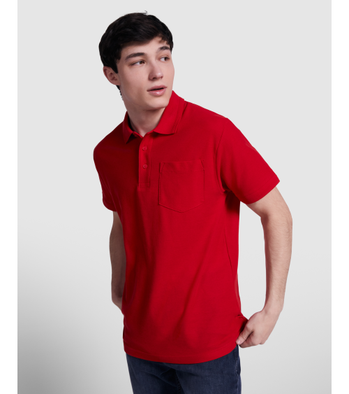 POLO MANGA CORTA rojo