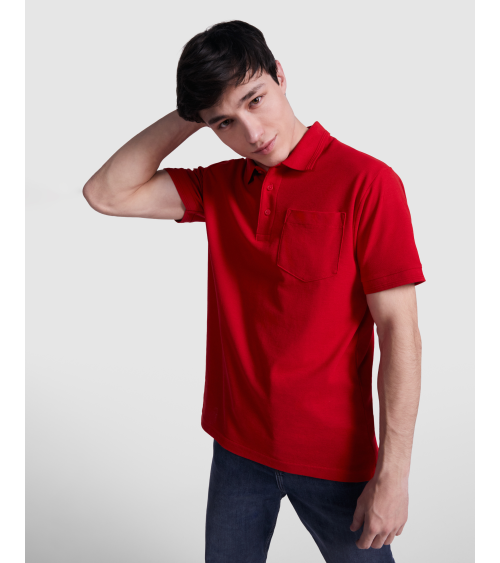 POLO MANGA CORTA rojo