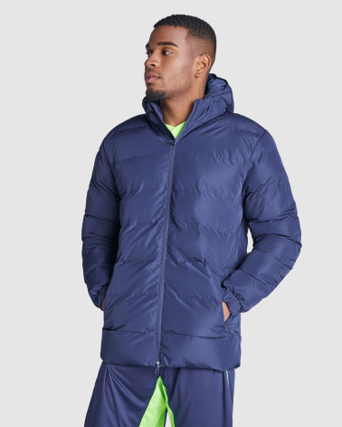 PARKA DEPORTIVA ACOLCHADA AZUL MARINO FRENTE