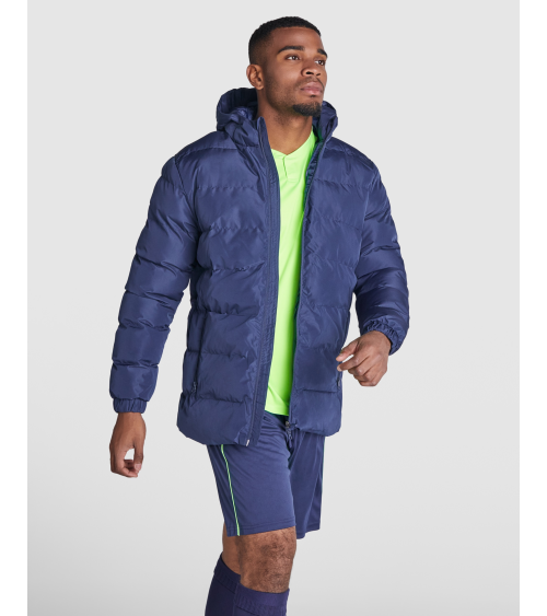 PARKA DEPORTIVA ACOLCHADA AZUL MARINO FRENTE
