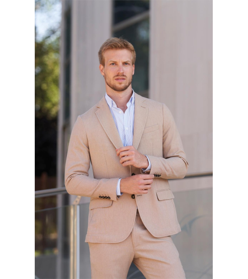 AMERICANA MASCULINA PARA HOSTELERÍA TOSTADO FRENTE