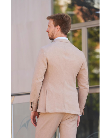 AMERICANA MASCULINA PARA HOSTELERÍA TOSTADO ESPALDA