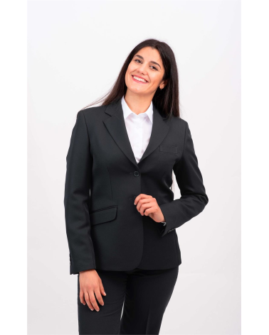 AMERICANA MUJER CLÁSICA RECEPCIÓN CONSERJERÍA GRIS MARENGO FRENTE