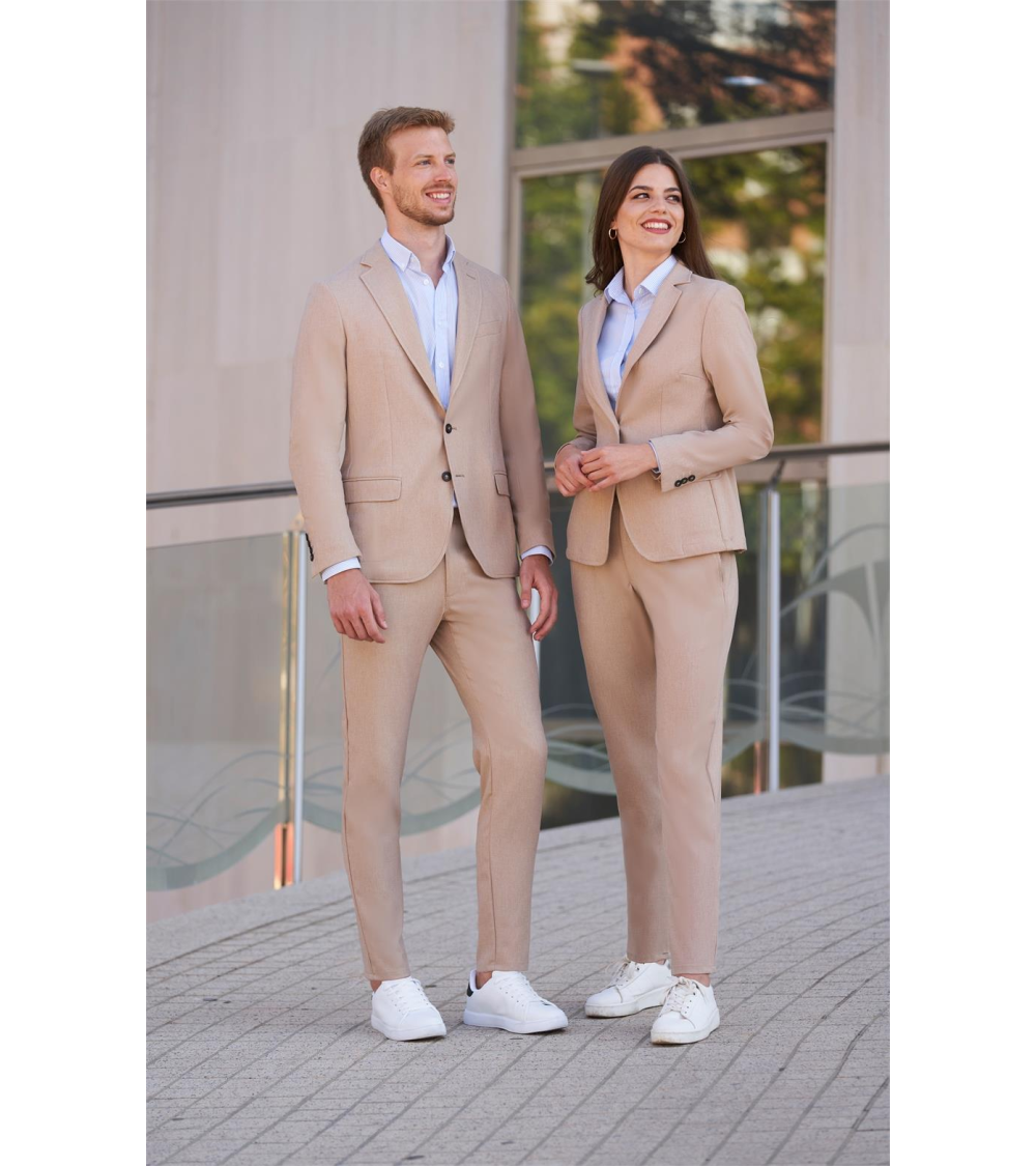 PANTALÓN HOMBRE HOSTELERÍA RECEPCIÓN BEIGE