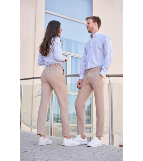 PANTALÓN HOMBRE HOSTELERÍA RECEPCIÓN BEIGE