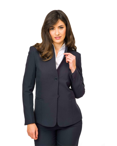 AMERICANA MUJER CUELLO CHIMENEA RECEPCIÓN