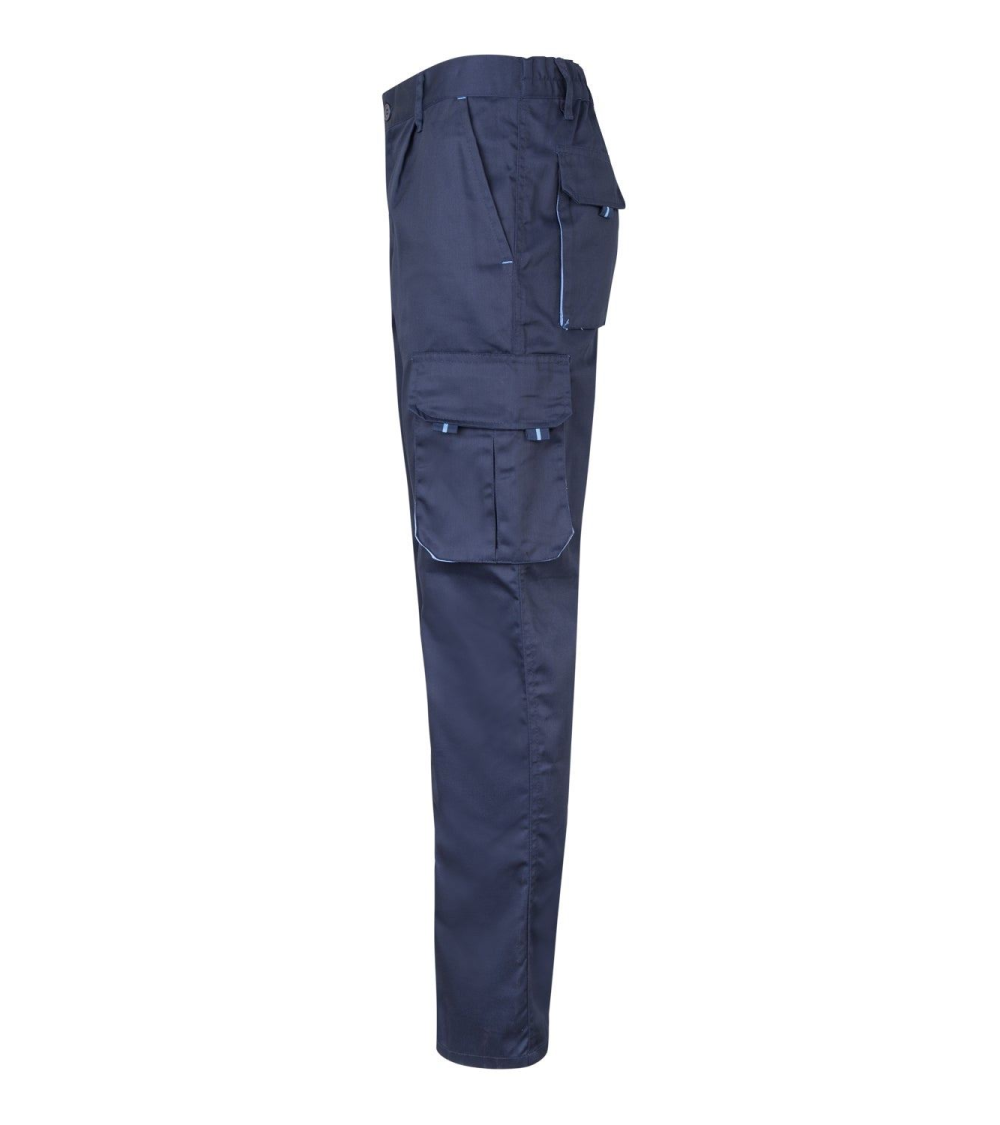 PANTALÓN MULTIBOLSILLOS BICOLOR INDUSTRIA MARINO CELESTE FRENTE