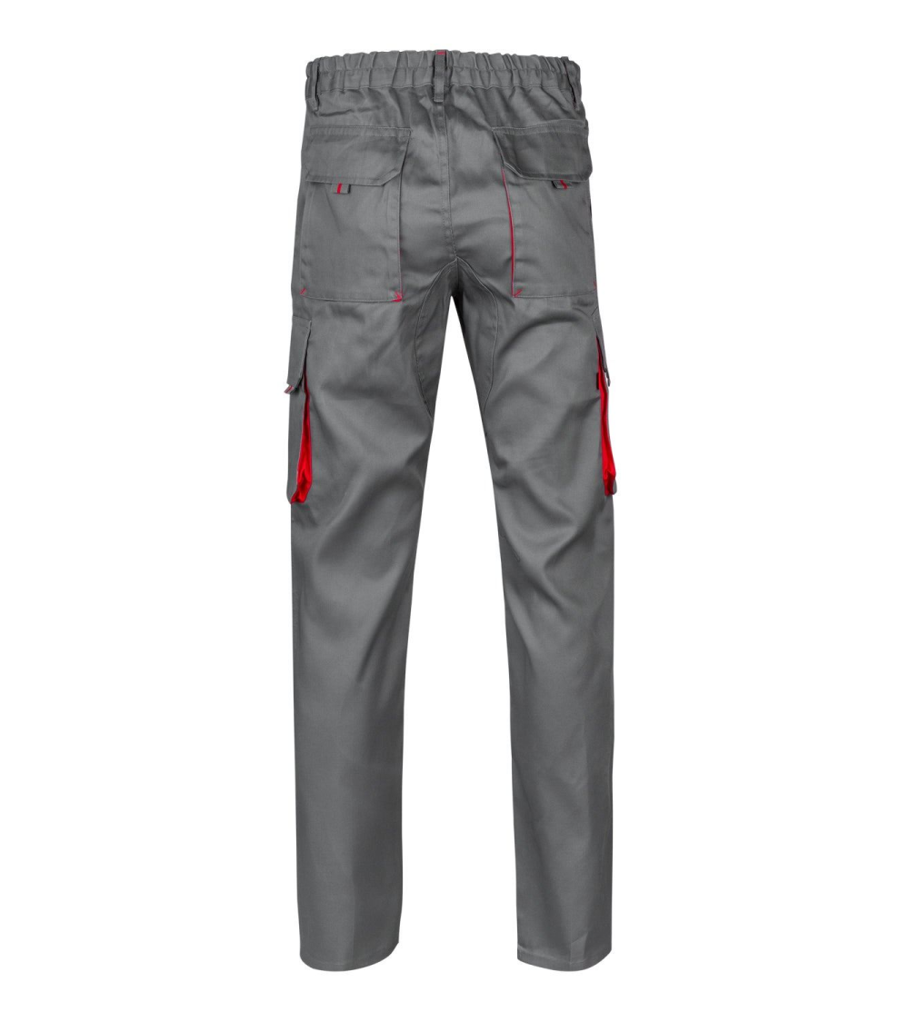 PANTALON BICOLOR MULTIBOLSILLOS NEGRO CELESTE FRENTE