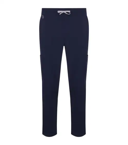 PANTALÓN SANITARIO TACTO SUAVE REPELENTE LIQUIDOS MARINO FRENTE