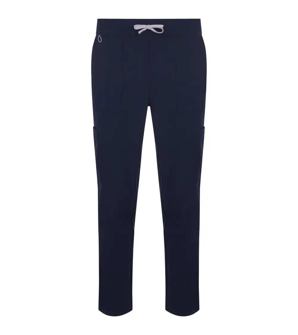 PANTALÓN SANITARIO TACTO SUAVE REPELENTE LIQUIDOS MARINO FRENTE
