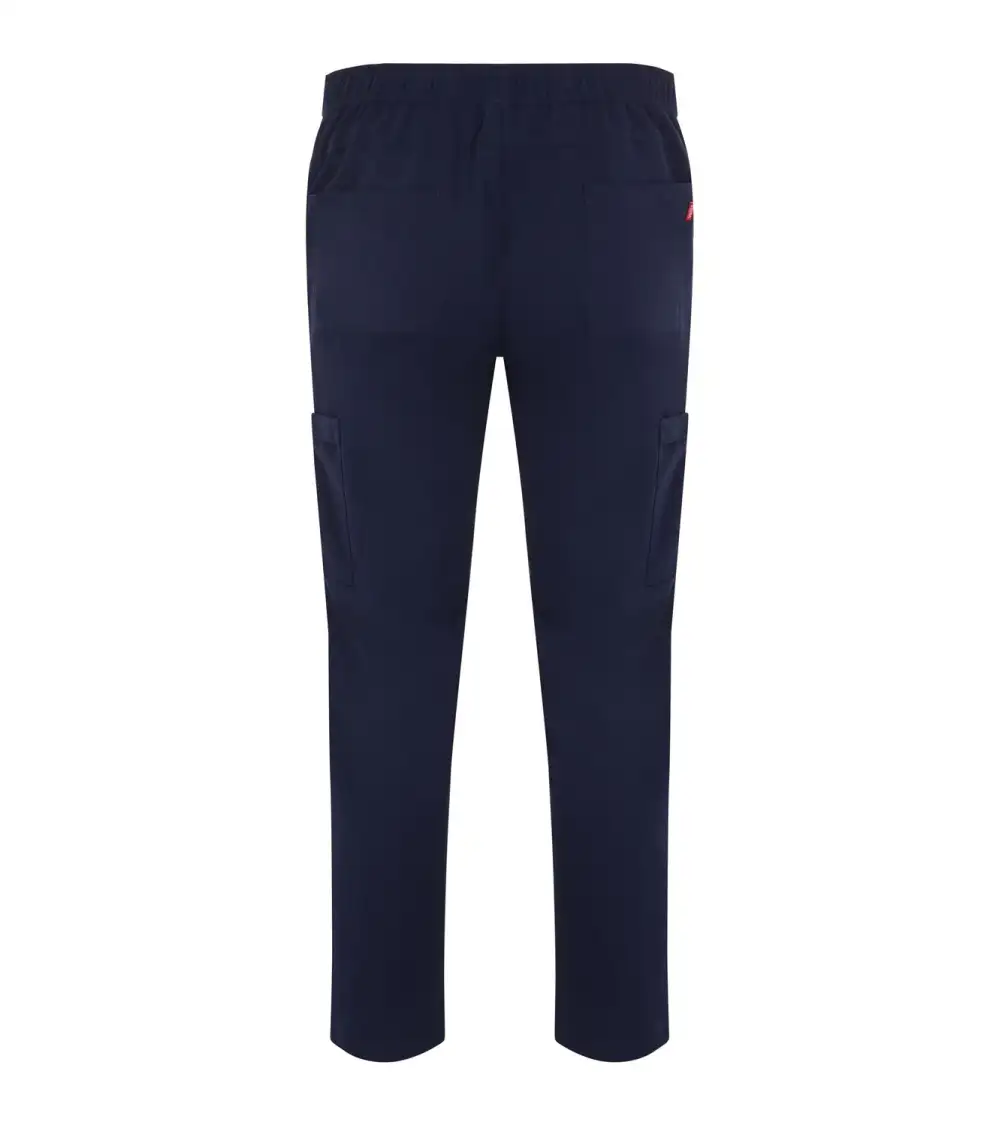 PANTALÓN SANITARIO TACTO SUAVE REPELENTE LIQUIDOS MARINO FRENTE