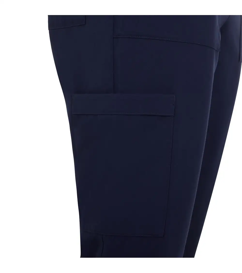 PANTALÓN SANITARIO TACTO SUAVE REPELENTE LIQUIDOS MARINO FRENTE