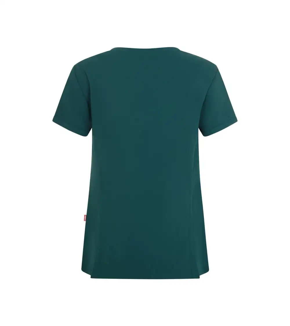 CASACA MUJER TACTO SUAVE REPELENTE LIQUIDOS VERDE OSCURO FRENTE