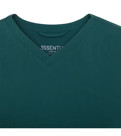 CASACA MUJER TACTO SUAVE REPELENTE LIQUIDOS VERDE OSCURO FRENTE