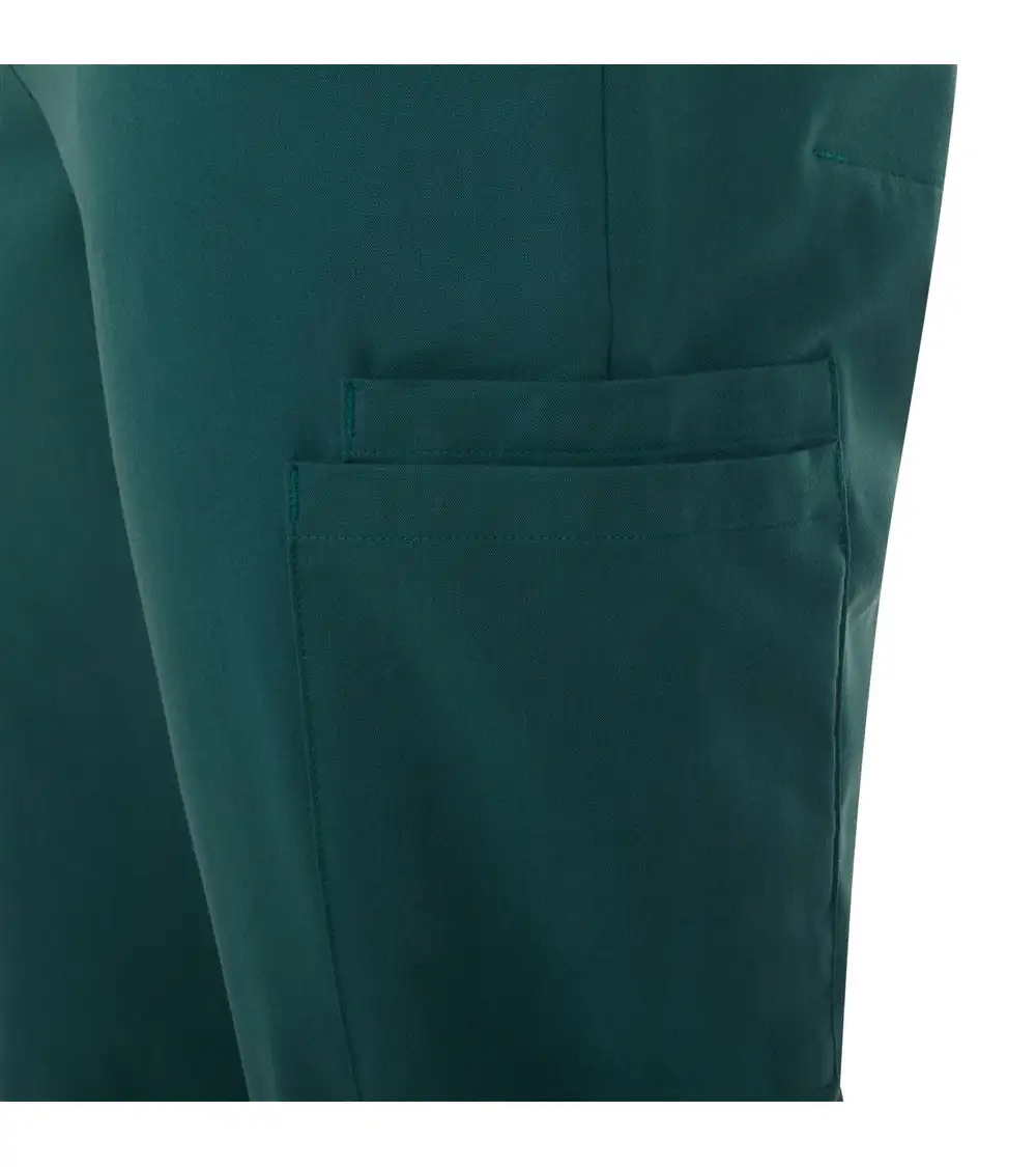 PANTALÓN JOGGER TACTO SUAVE REPELENTE LIQUIDOS VERDE OSCURO FRENTE