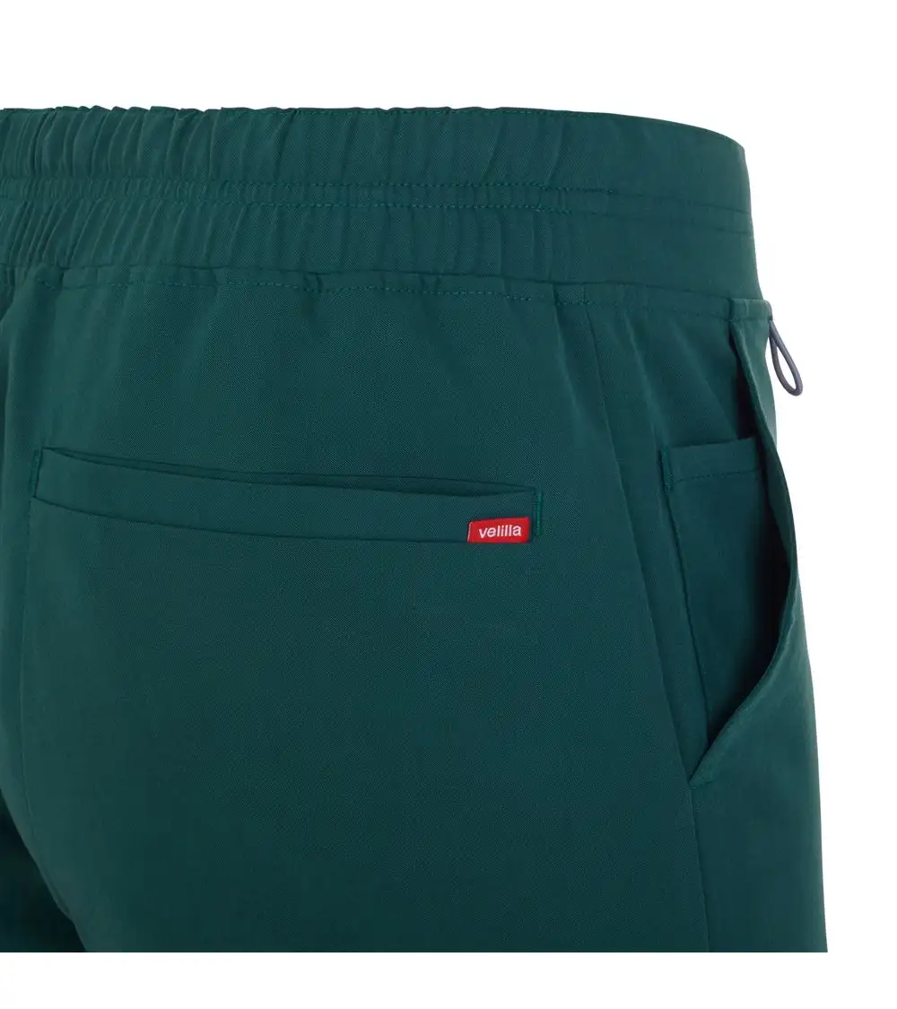 PANTALÓN JOGGER TACTO SUAVE REPELENTE LIQUIDOS VERDE OSCURO FRENTE