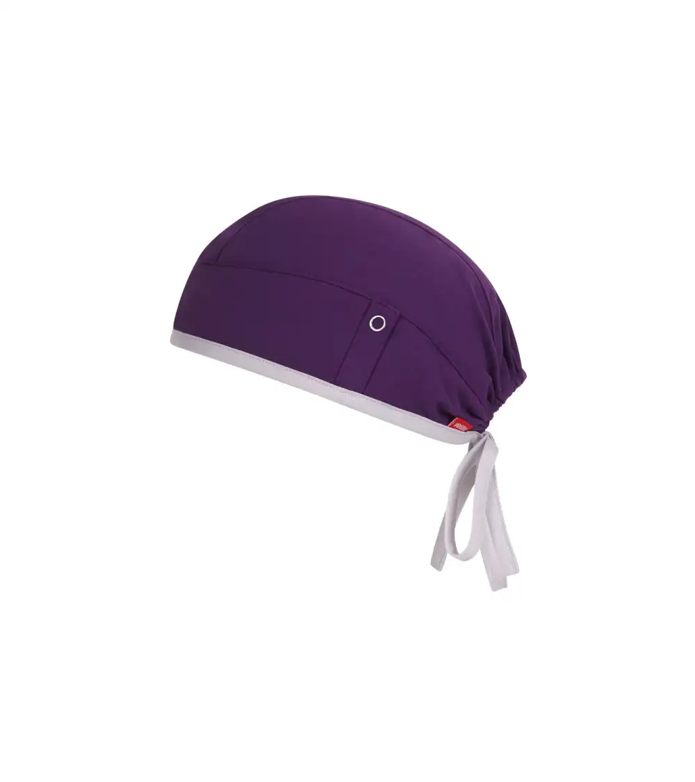 GORRO SANITARIO TACTO SUAVE REPELENTE LIQUIDOS MORADO COSTADO