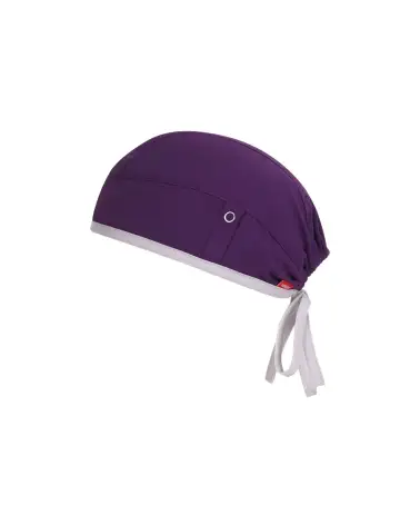 GORRO SANITARIO TACTO SUAVE REPELENTE LIQUIDOS MORADO COSTADO