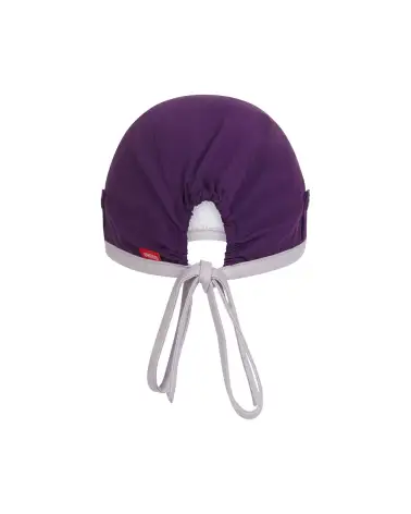 GORRO SANITARIO TACTO SUAVE REPELENTE LIQUIDOS MORADO ATRÁS