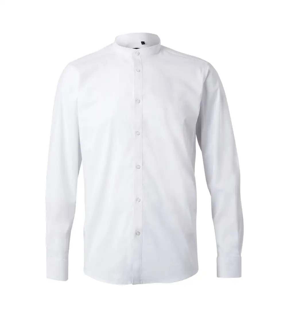 CAMISA HOMBRE POPELIN MANGA LARGA STRETCH BLANCO EJEMPLO DE USO