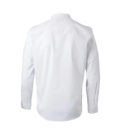 CAMISA HOMBRE POPELIN MANGA LARGA STRETCH BLANCO EJEMPLO DE USO