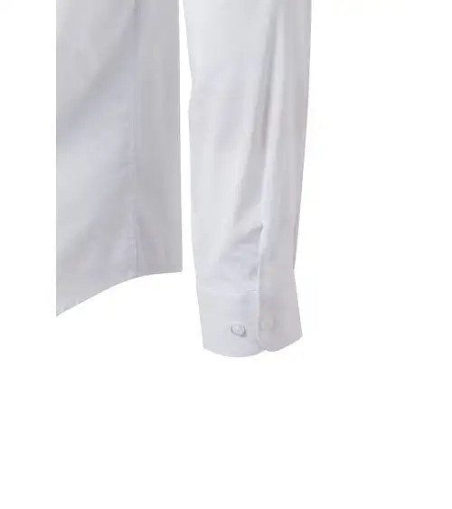 CAMISA HOMBRE POPELIN MANGA LARGA STRETCH BLANCO EJEMPLO DE USO