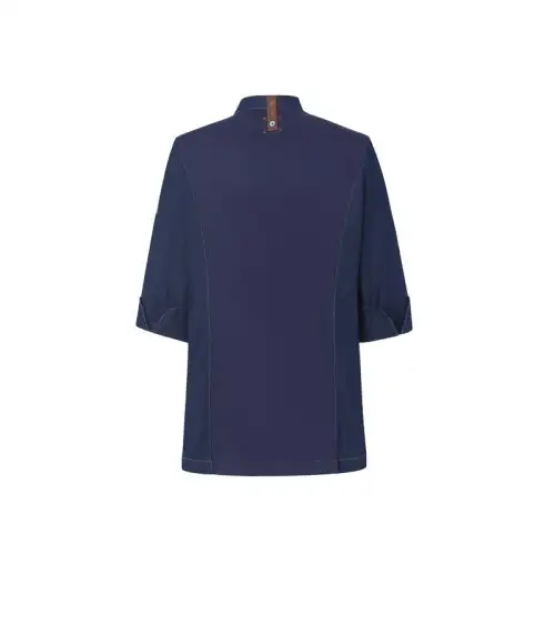 CHAQUETA COCINA MUJER COOLMAX MANGA FRANCESA FRENTE