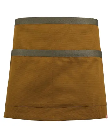DELANTAL CORTO ALGODÓN MOSTAZA CAMARERO