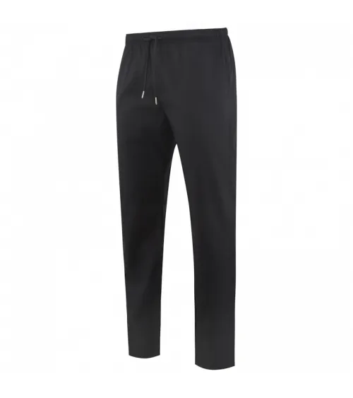 PANTALÓN COCINA CORDÓN LIGERO TRANSPIRABLE NEGRO