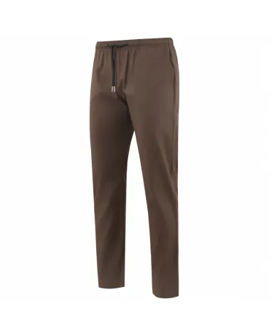 PANTALÓN COCINA CORDÓN LIGERO TRANSPIRABLE MARRÓN
