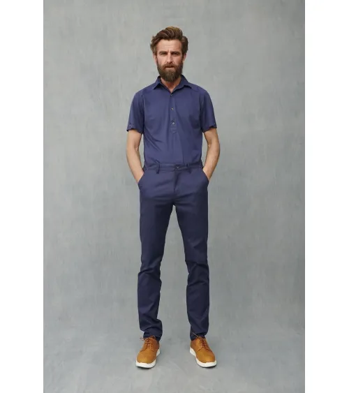 PANTALÓN TIPO CHINO SLIM FIT CAMARERO MARINO FRENTE